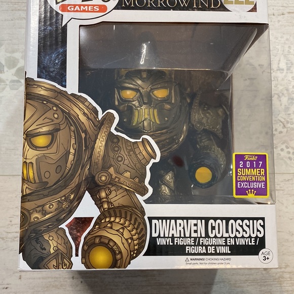 2/$75 Funko Pop Dwarven Colossus #222 The Elder Scrolls Morrowind Figure - Picture 3 of 10